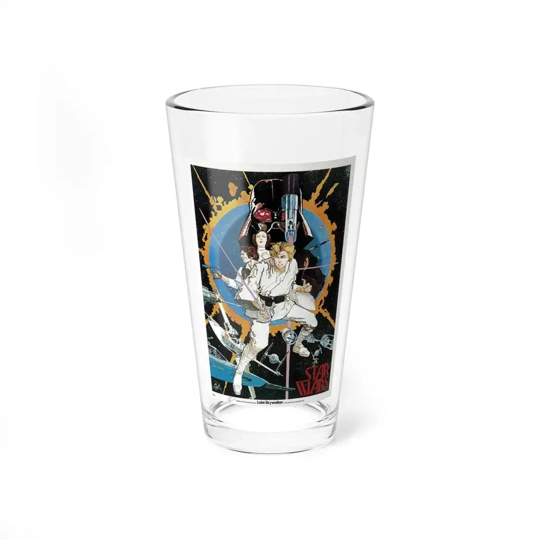 STAR WARS (ADVANCE) 1977 Movie Poster - Pint Glass 16oz 16oz - Go Mug Yourself