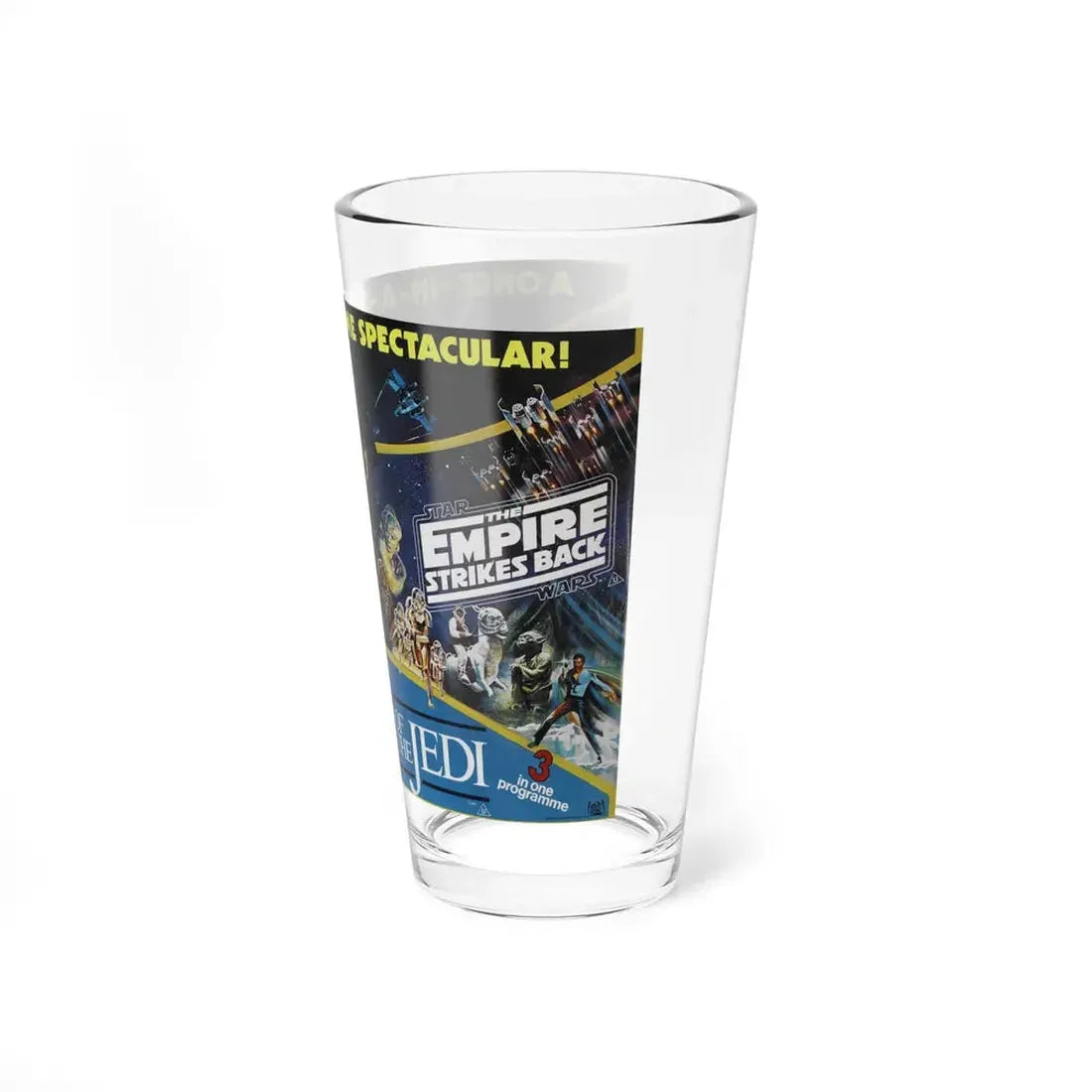 STAR WARS (ALL 3 IN 1 PROGRAM) 1977 Movie Poster - Pint Glass 16oz - Go Mug Yourself