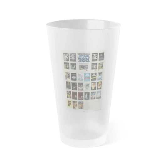 STAR WARS CHECKLIST 1 1977 Movie Poster - Frosted Pint Glass 16oz Default Title - Go Mug Yourself