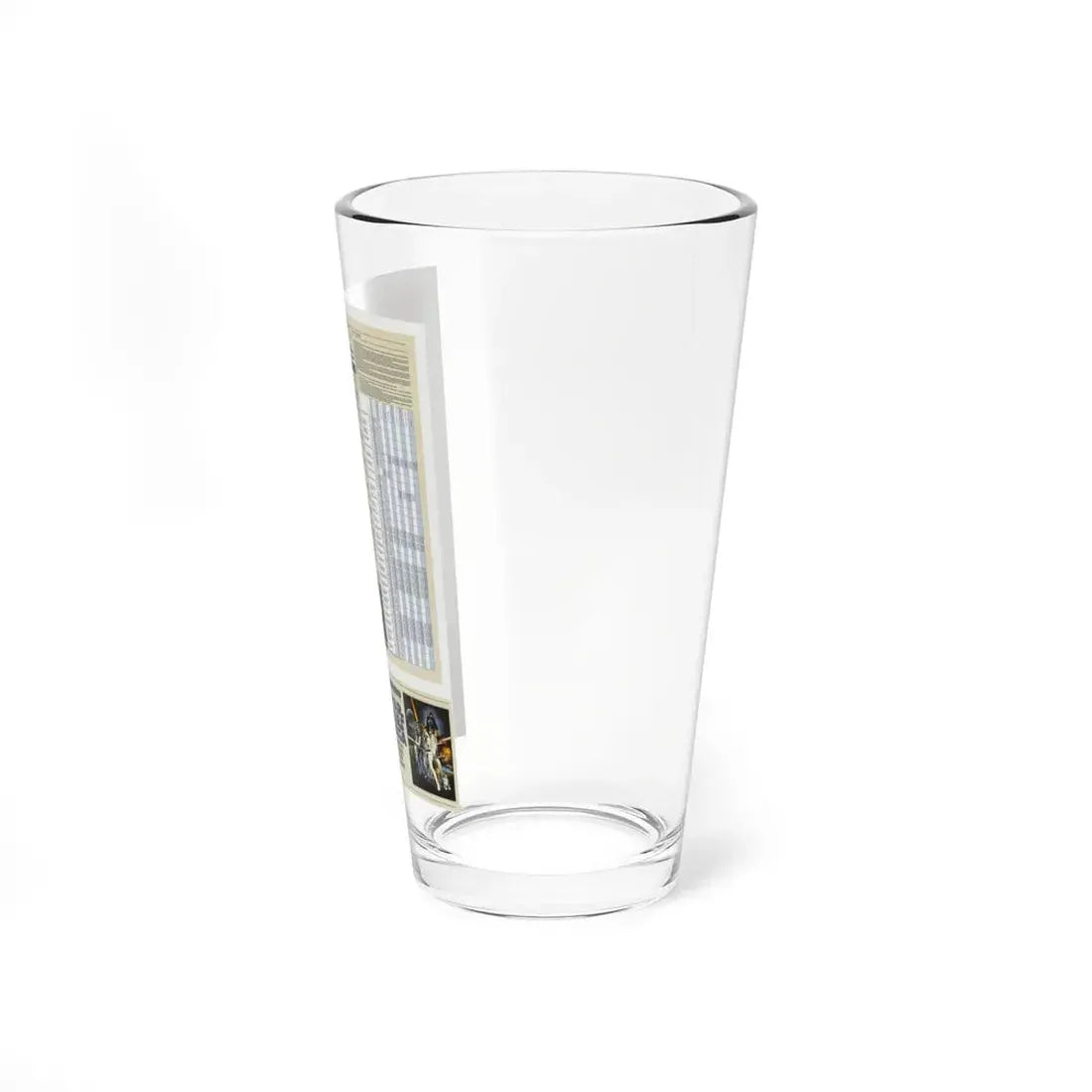 STAR WARS CHECKLIST 2 1977 Movie Poster - Pint Glass 16oz - Go Mug Yourself