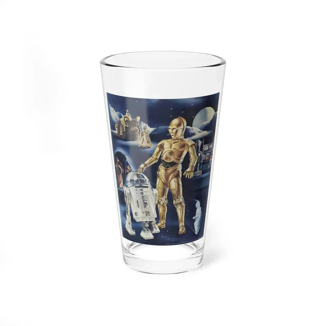 STAR WARS (CUSTOMER CASCADE EXCLUSIVE 1) 1977 Movie Poster - Pint Glass 16oz 16oz - Go Mug Yourself