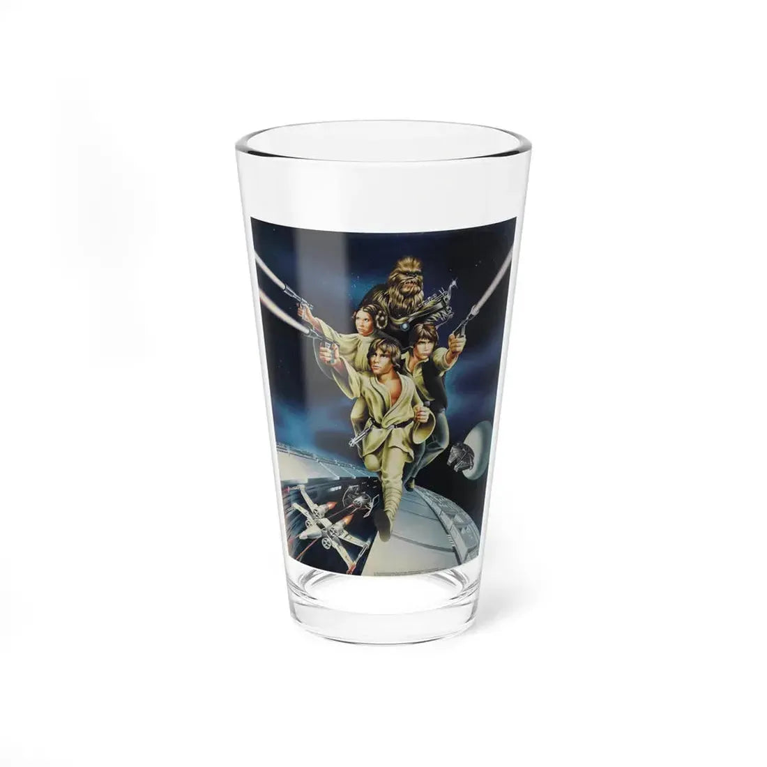 STAR WARS (CUSTOMER CASCADE EXCLUSIVE 2) 1977 Movie Poster - Pint Glass 16oz 16oz - Go Mug Yourself