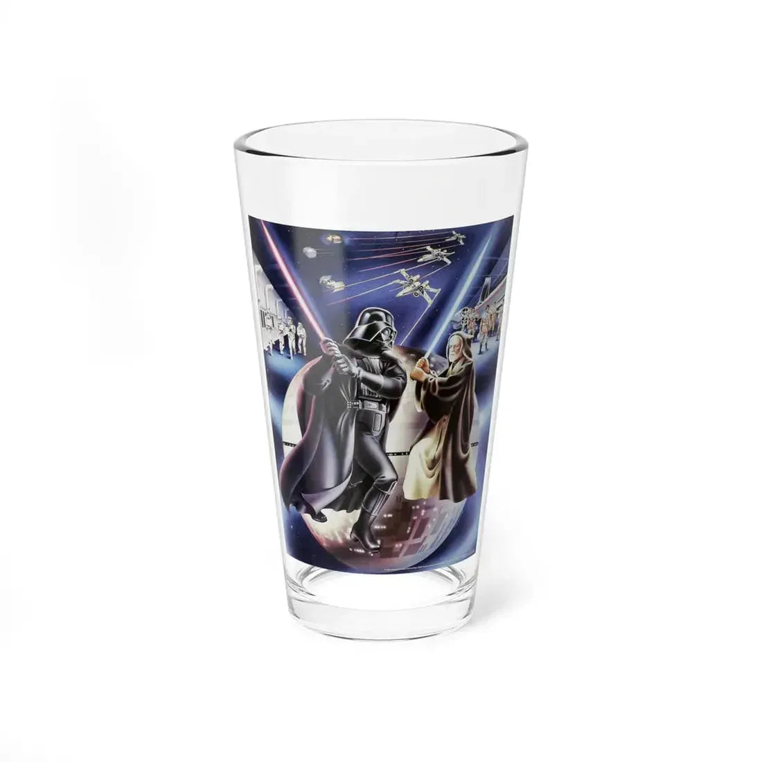 STAR WARS (CUSTOMER CASCADE EXCLUSIVE 3) 1977 Movie Poster - Pint Glass 16oz 16oz - Go Mug Yourself