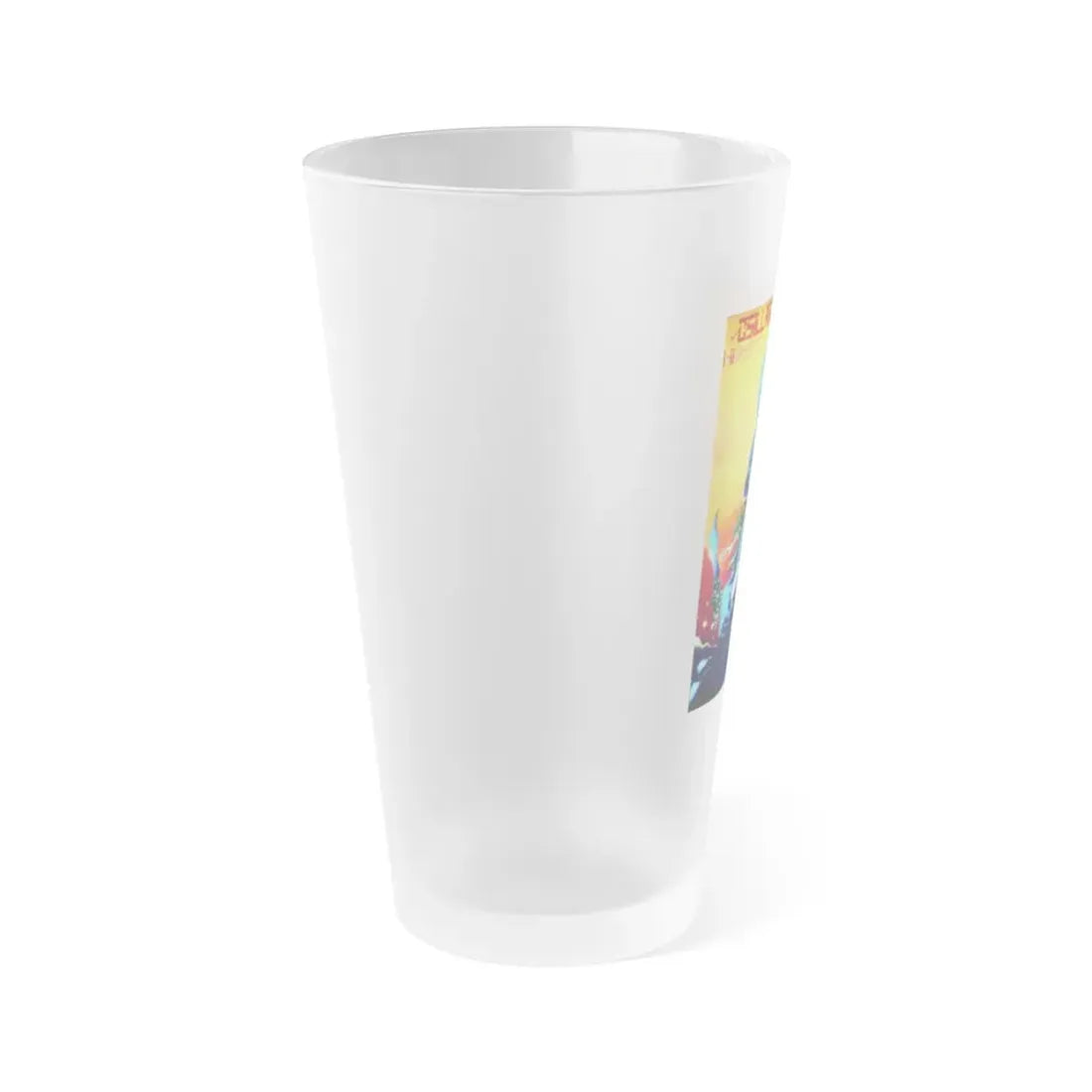 STAR WARS (HUNGARY) 1977 Movie Poster - Frosted Pint Glass 16oz - Go Mug Yourself