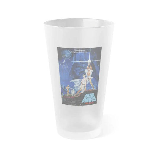 STAR WARS (JAPANESE) 1977 Movie Poster - Frosted Pint Glass 16oz Default Title - Go Mug Yourself