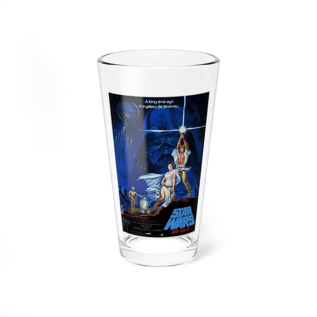 STAR WARS (JAPANESE) 1977 Movie Poster - Pint Glass 16oz 16oz - Go Mug Yourself
