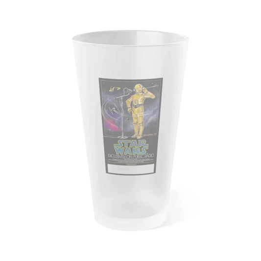 STAR WARS RADIO ADVERTISEMENT 1977 Movie Poster - Frosted Pint Glass 16oz Default Title - Go Mug Yourself