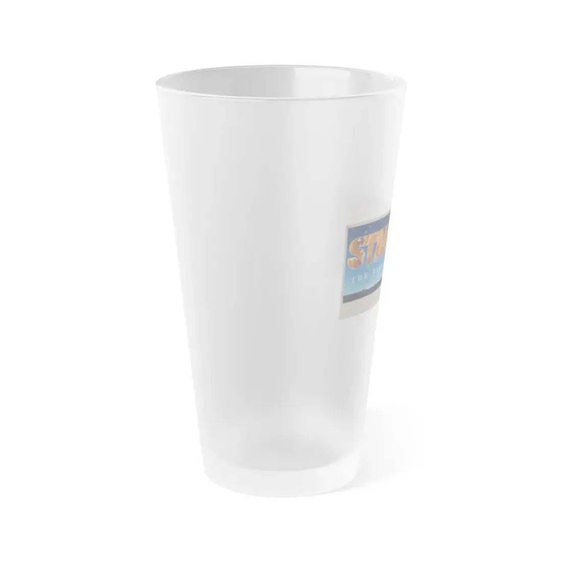 STAR WARS (THE FIRST 10 YEARS) 1977 Movie Poster - Frosted Pint Glass 16oz - Go Mug Yourself