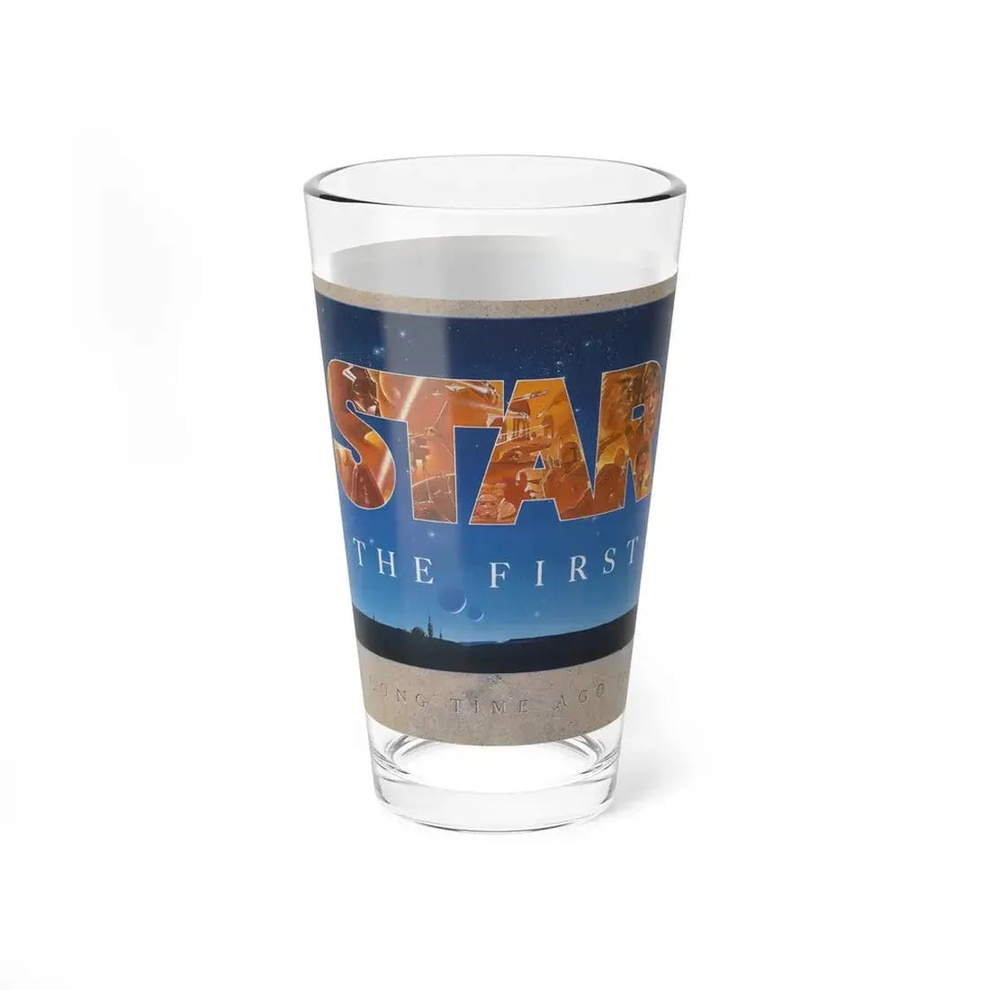 STAR WARS (THE FIRST 10 YEARS) 1977 Movie Poster - Pint Glass 16oz - Go Mug Yourself