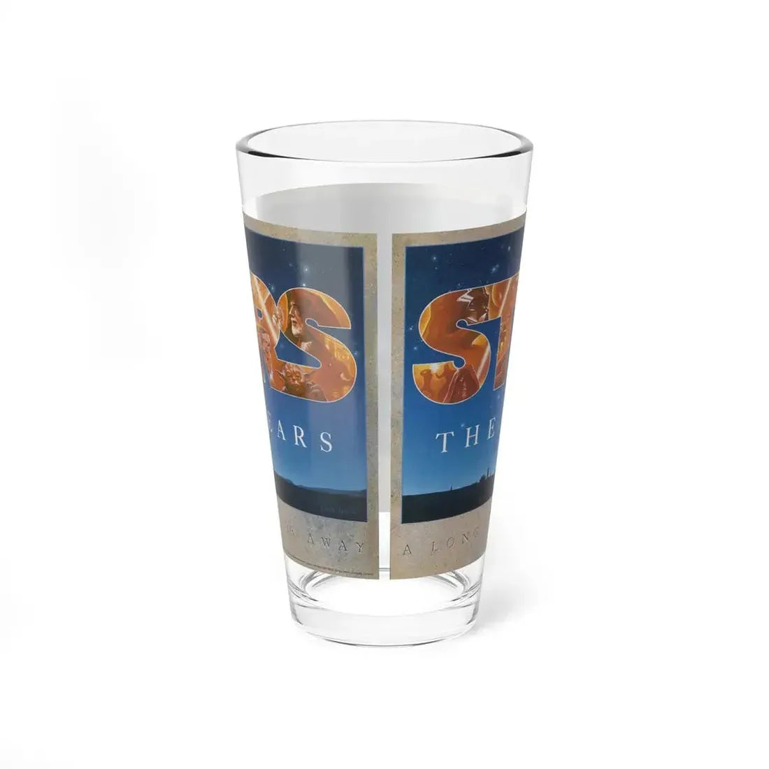 STAR WARS (THE FIRST 10 YEARS) 1977 Movie Poster - Pint Glass 16oz - Go Mug Yourself