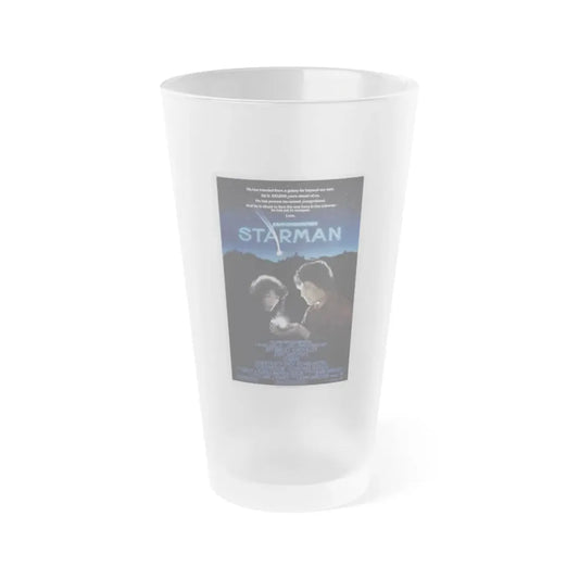 STARMAN 1984 Movie Poster - Frosted Pint Glass 16oz 16oz Frosted - Go Mug Yourself