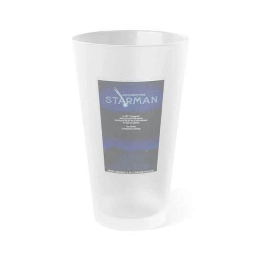 STARMAN (TEASER) 1984 Movie Poster - Frosted Pint Glass 16oz 16oz Frosted - Go Mug Yourself