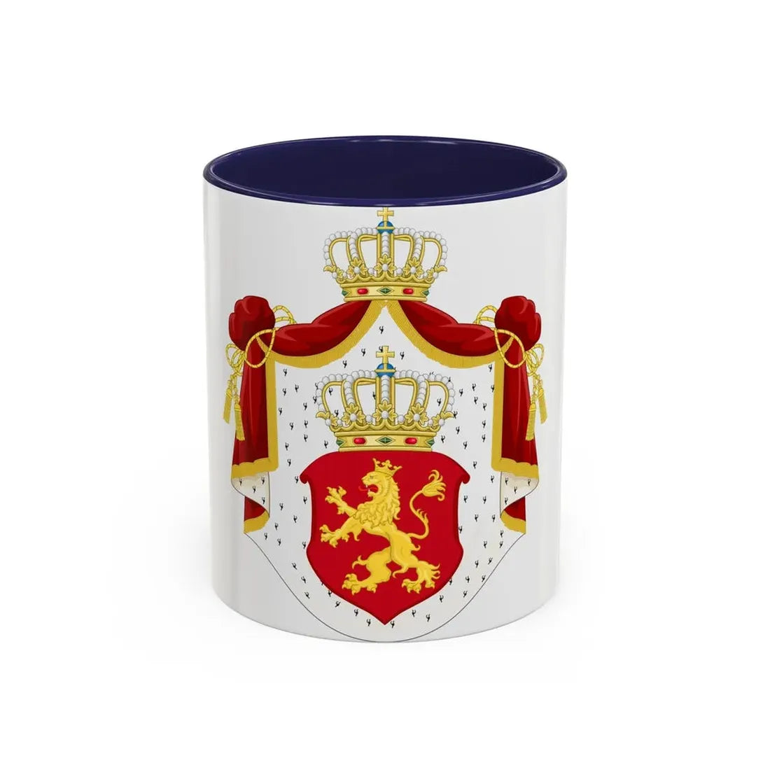 State Achievement of Bulgaria 1878 - Accent Coffee Mug 11oz Navy - Go Mug Yourself