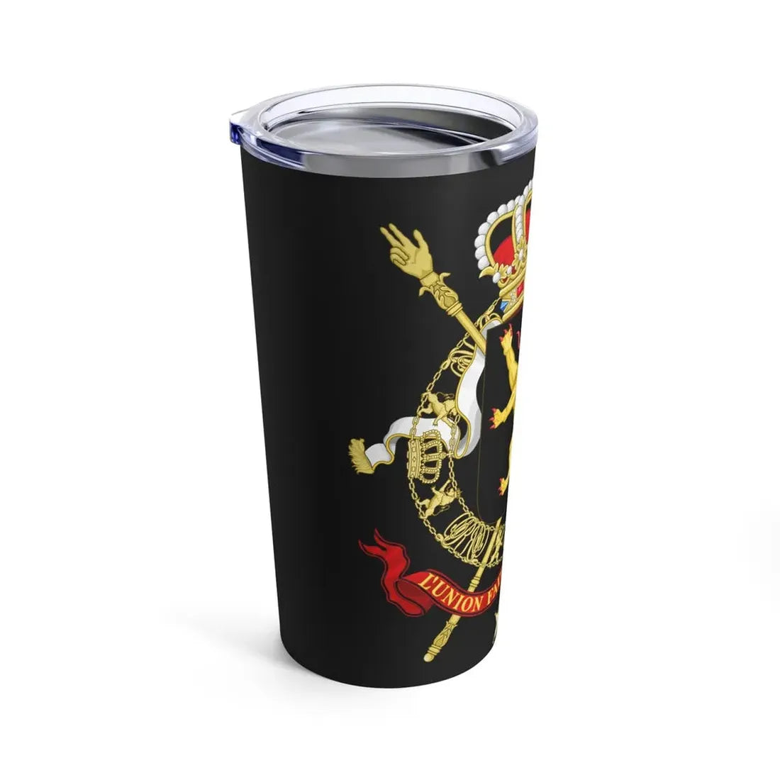 State Coat of Arms of Belgium - Tumbler 20oz - Go Mug Yourself