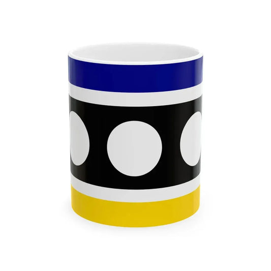 State Colors Penn Banner (United States) White Coffee Mug 11oz - Go Mug Yourself