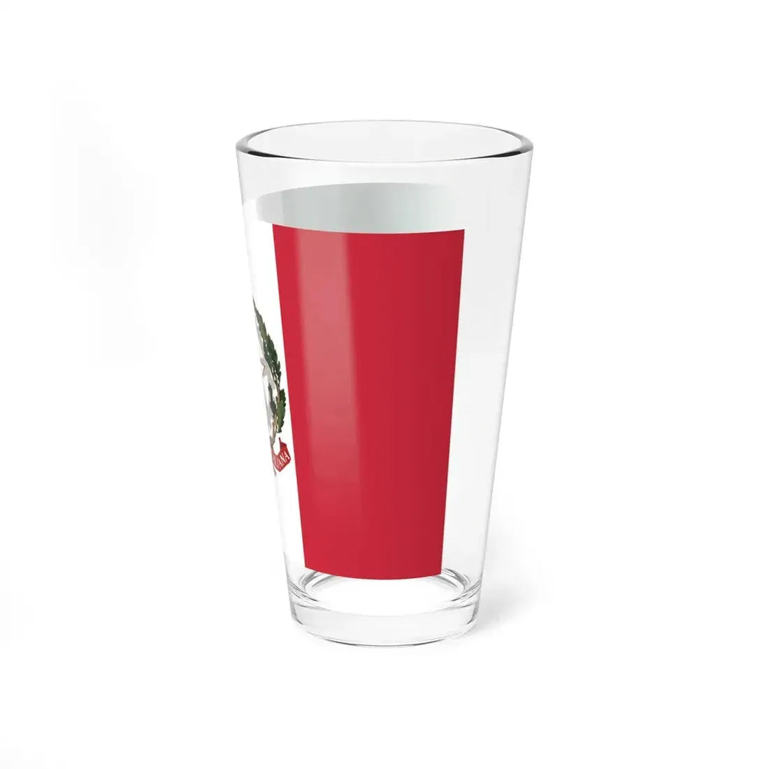 State ensign of Italy 2003-2006 (Italy) Pint Glass 16oz - Go Mug Yourself