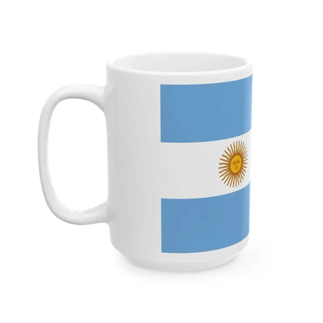 State flag of Argentina 1913-1941 (Argentina) White Coffee Mug - Go Mug Yourself
