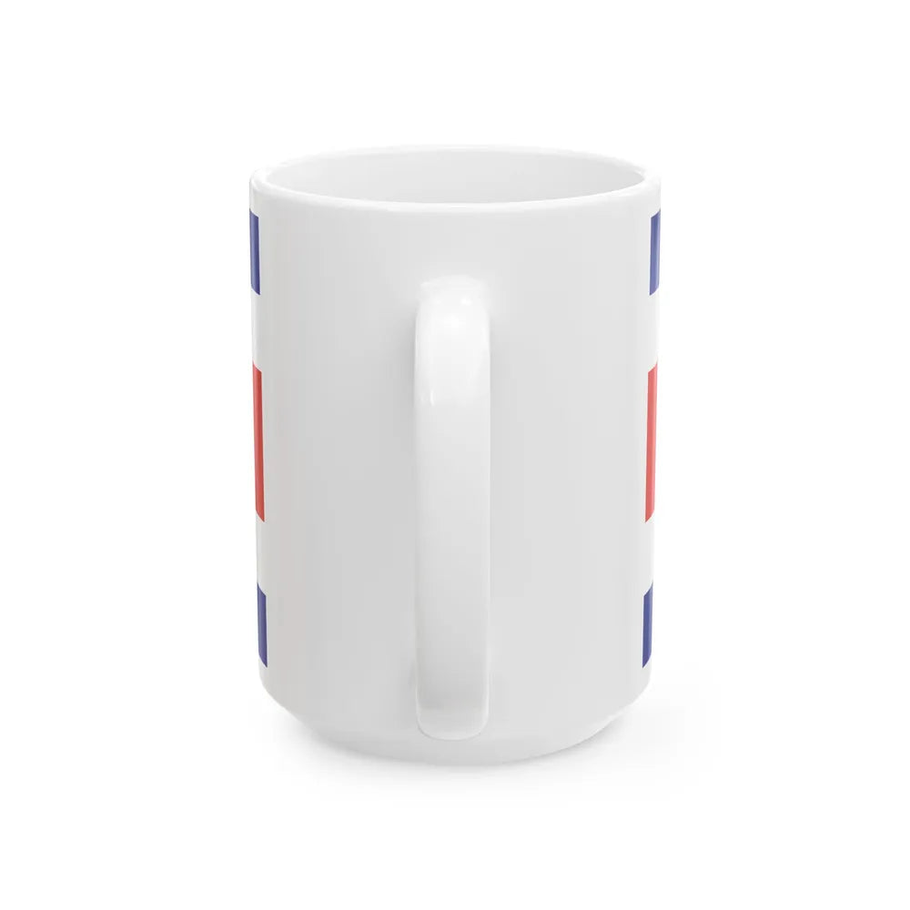 State Flag of Costa Rica 1906-1964 (Costa Rica) White Coffee Mug - Go Mug Yourself