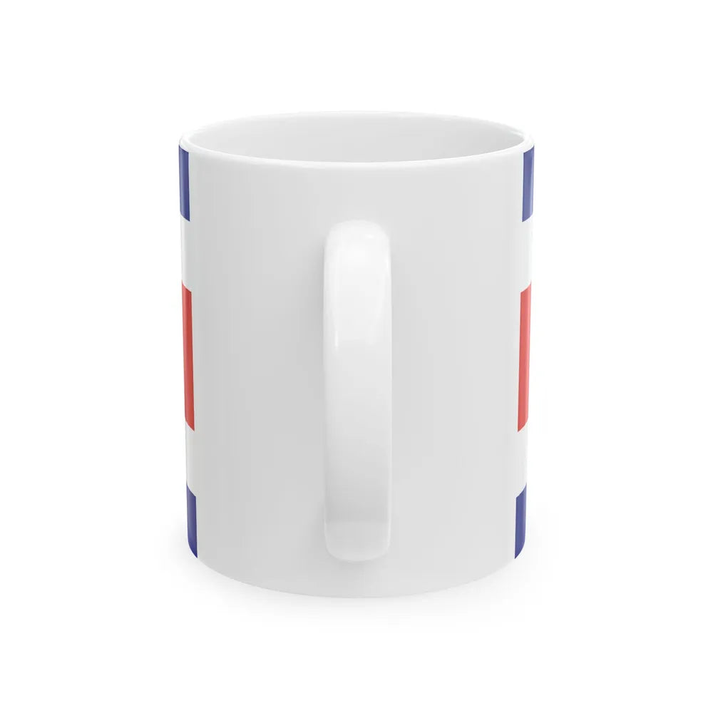 State Flag of Costa Rica 1964-1998 (Costa Rica) White Coffee Mug - Go Mug Yourself