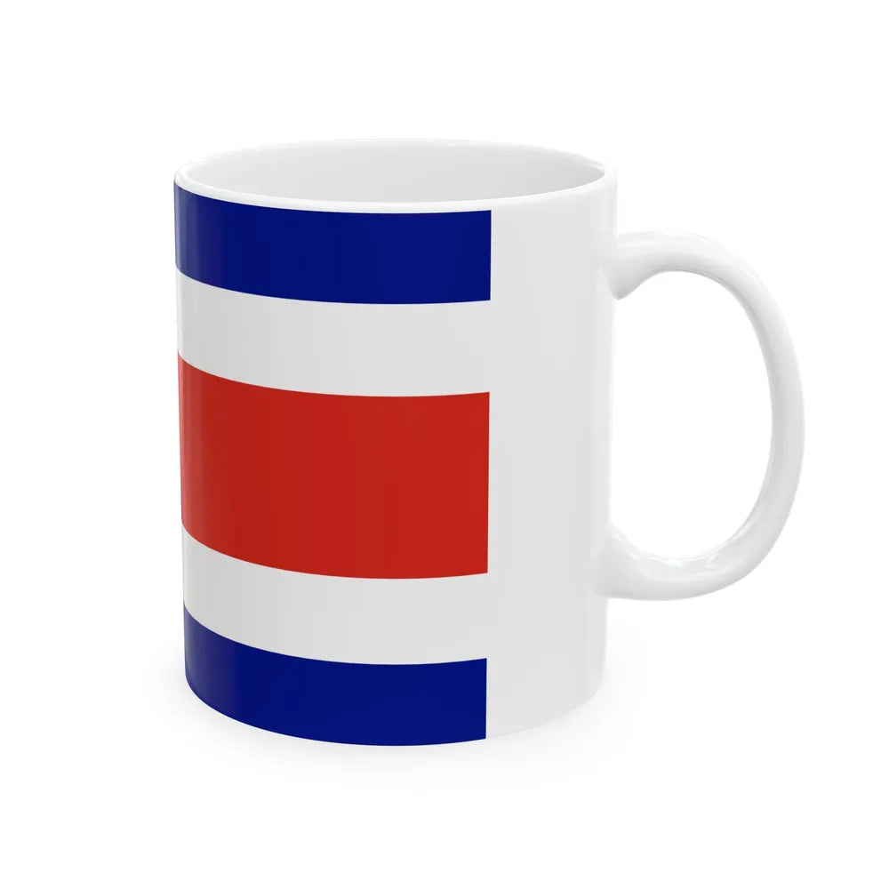 State Flag of Costa Rica 1964-1998 (Costa Rica) White Coffee Mug - Go Mug Yourself