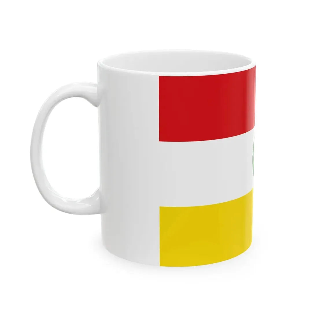 State Flag of Guatemala 1851-1858 (Guatemala) White Coffee Mug - Go Mug Yourself