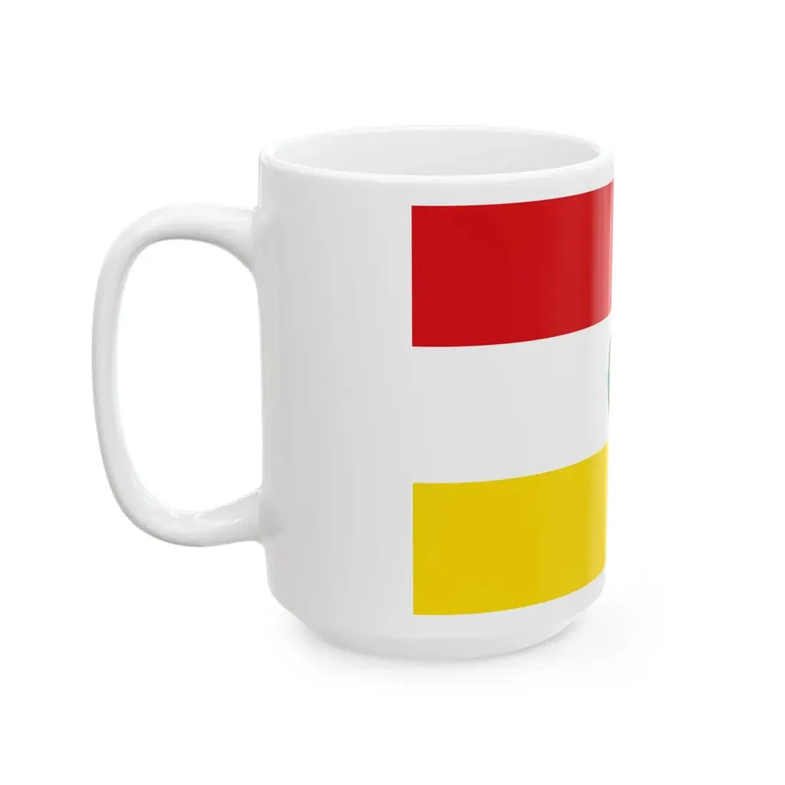 State Flag of Guatemala 1851-1858 (Guatemala) White Coffee Mug - Go Mug Yourself
