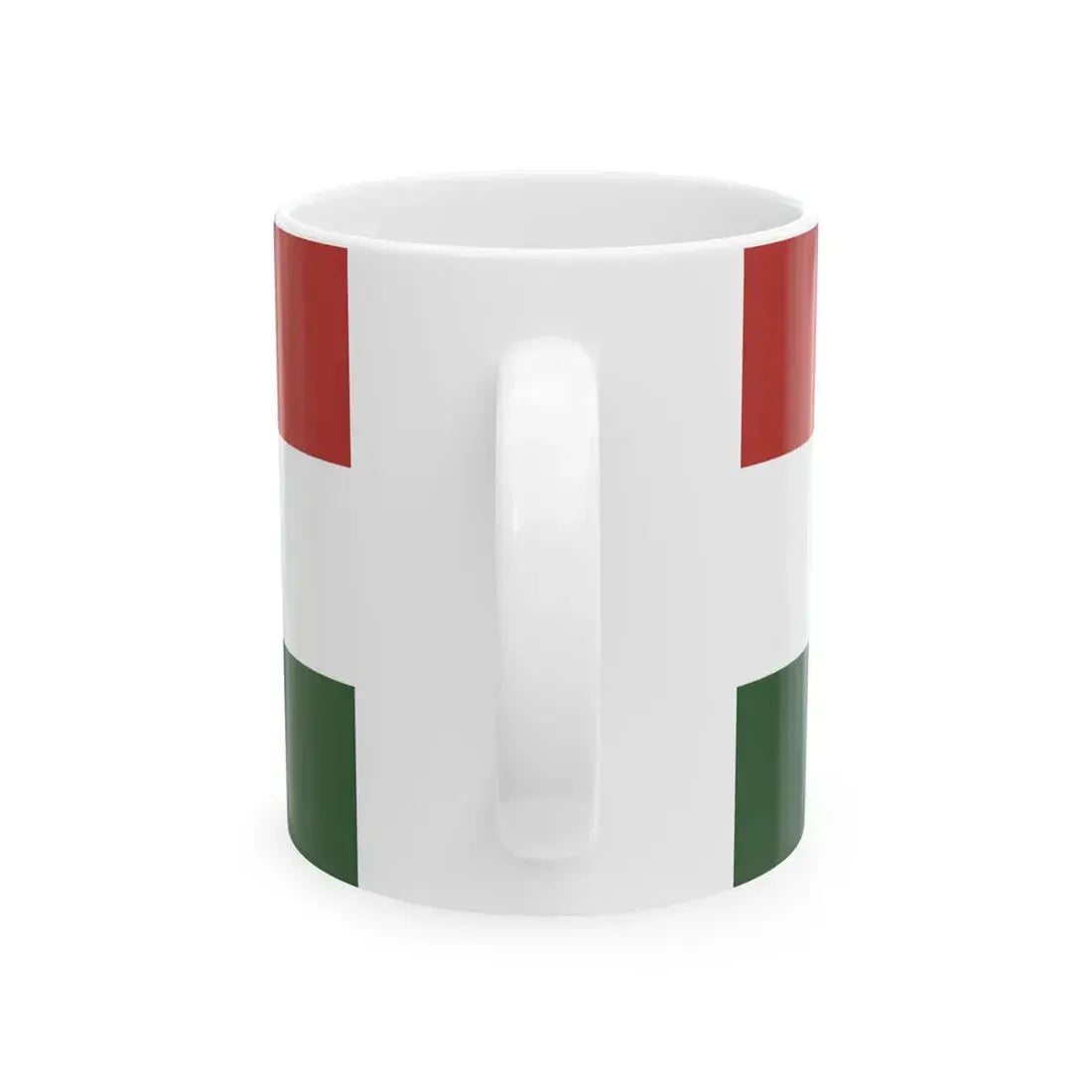 State Flag of Hungary 1995 proposal 1-2 aspect ratio (Hungary) White Coffee Mug - Go Mug Yourself