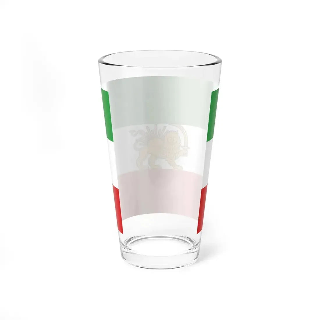 State flag of Iran 1933-1964 3-2 (Iran) Pint Glass 16oz - Go Mug Yourself