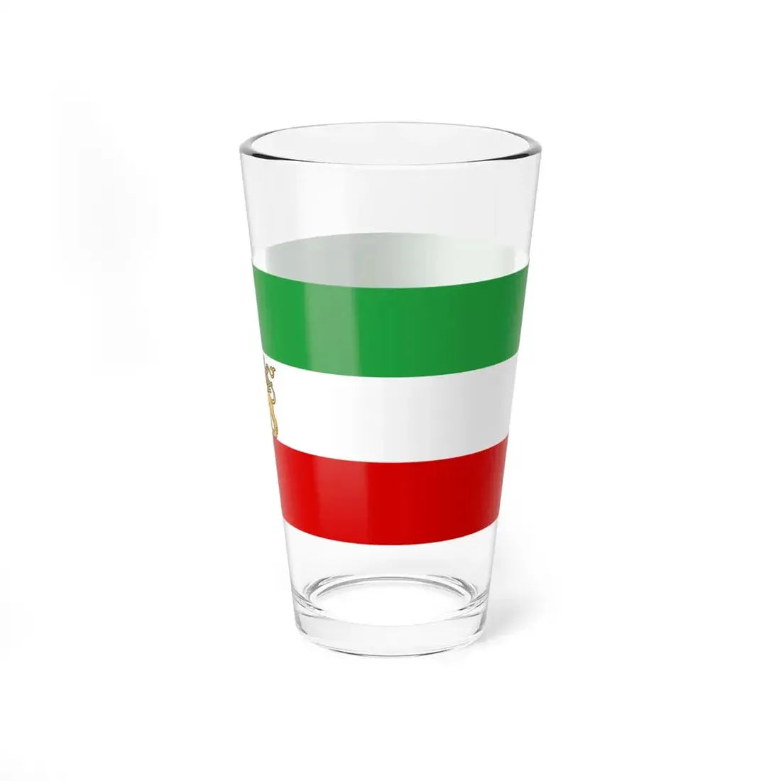 State flag of Iran 1933-1964 (Iran) Pint Glass 16oz - Go Mug Yourself