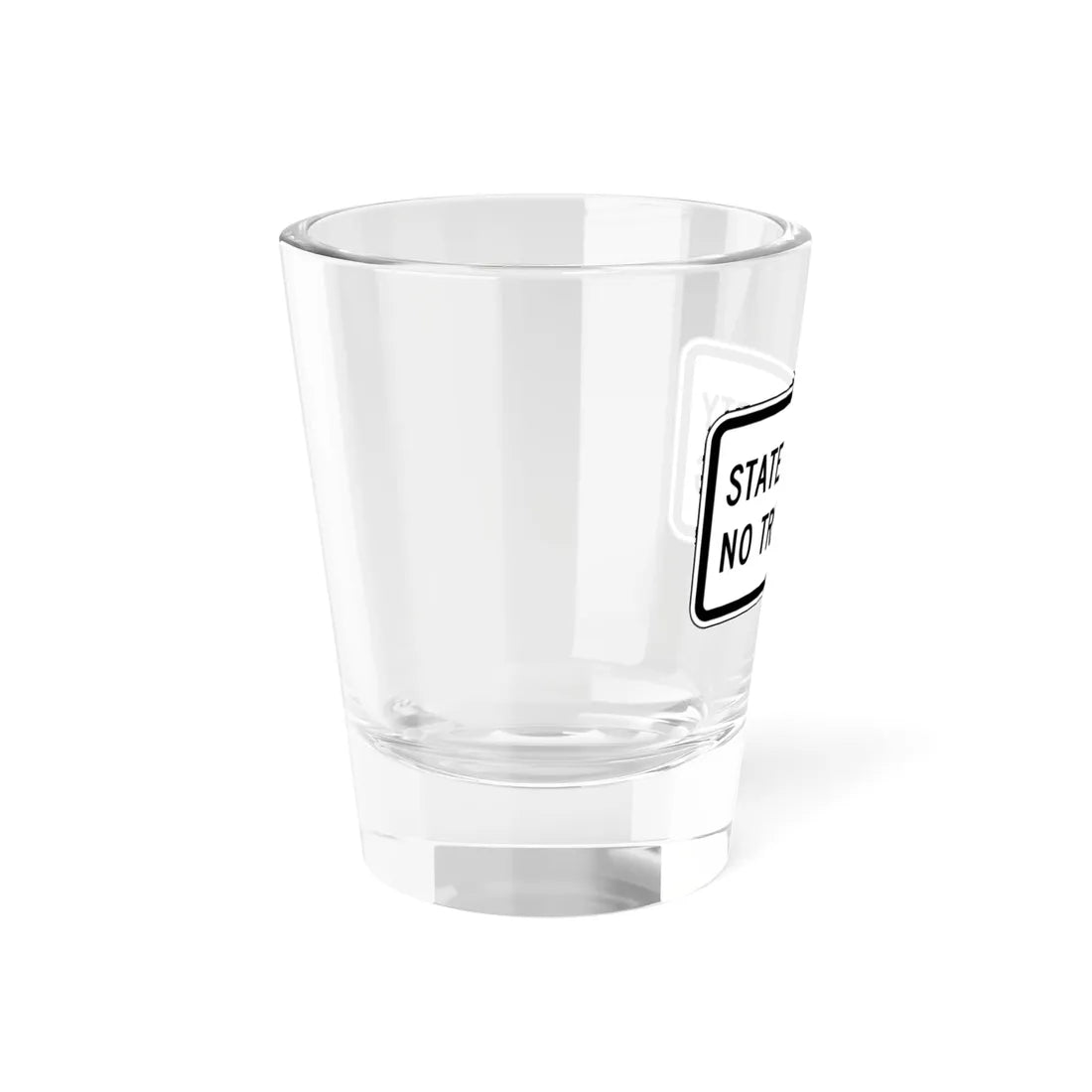 STATE PROPERTY NO TRESPASSING Delaware SR1-15-DE (Delaware) (Road Sign) Shot Glass 1.5oz - Go Mug Yourself