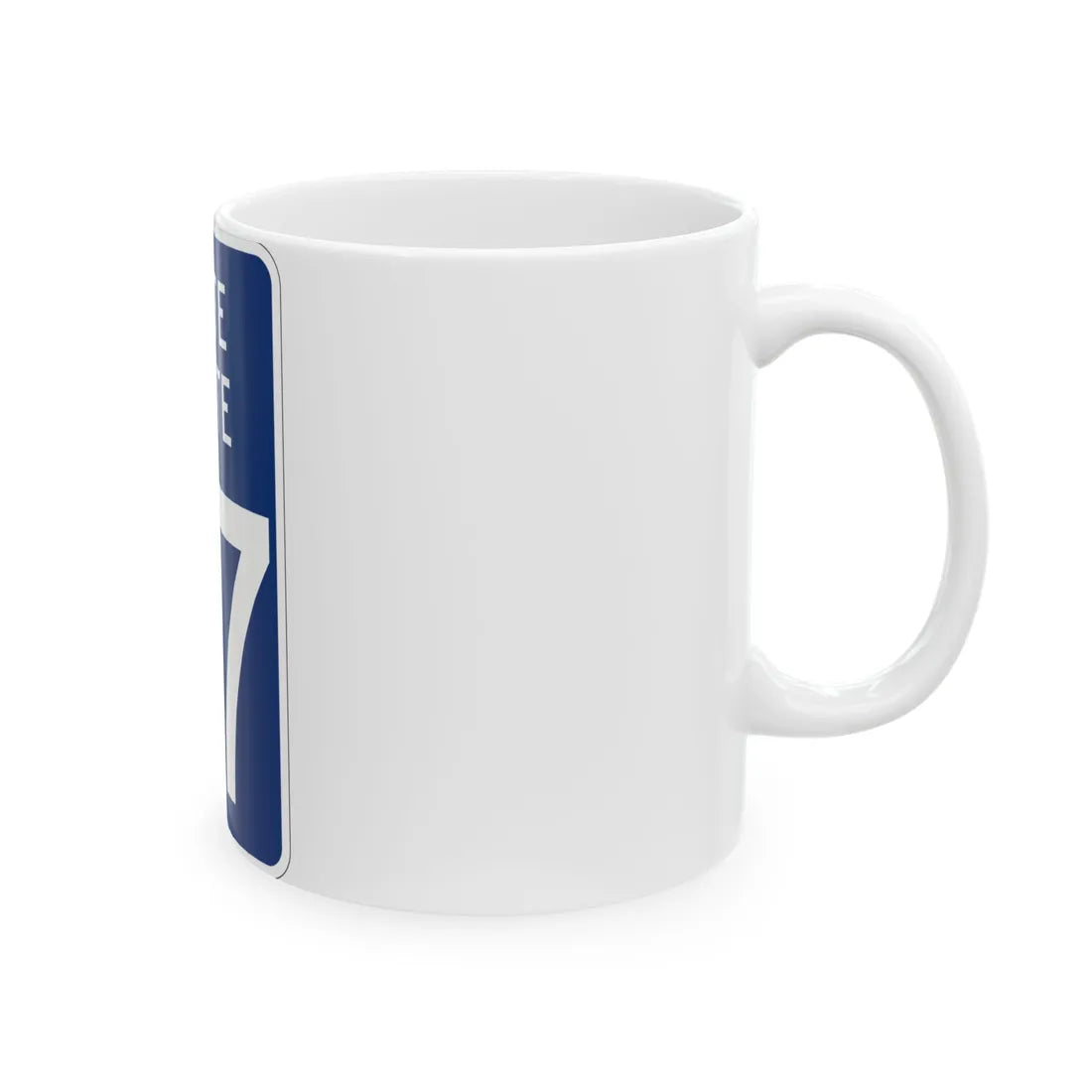 State Route 67 Wyandot County Ohio (Ohio) (Road Sign) White Coffee Mug - Go Mug Yourself