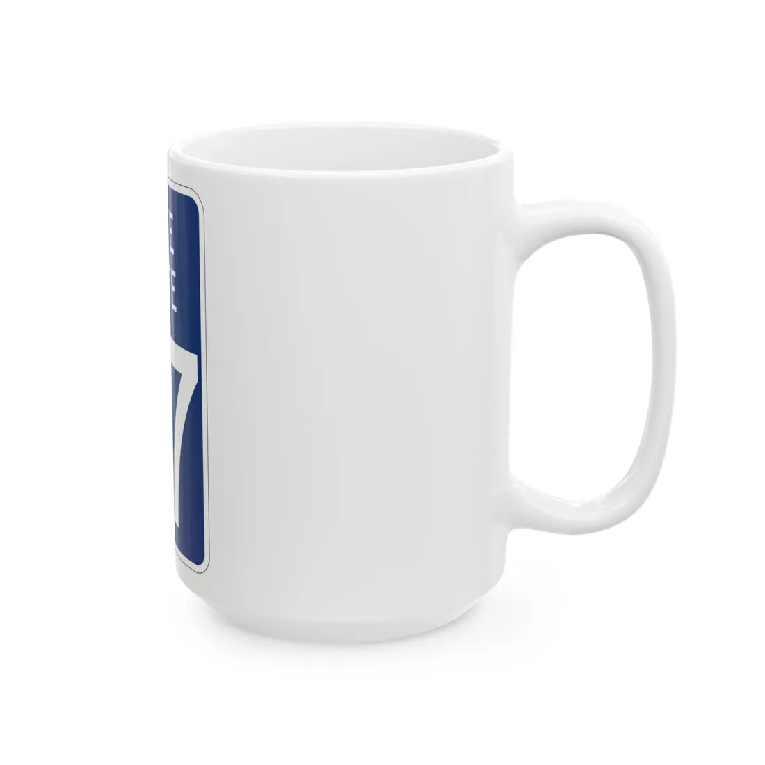 State Route 67 Wyandot County Ohio (Ohio) (Road Sign) White Coffee Mug - Go Mug Yourself