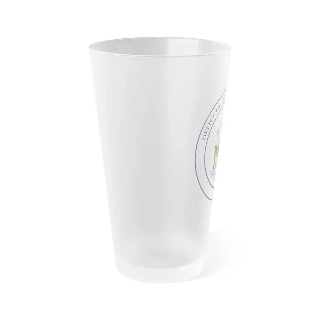 State Treasurer of Maine - Frosted Pint Glass 16oz - Go Mug Yourself