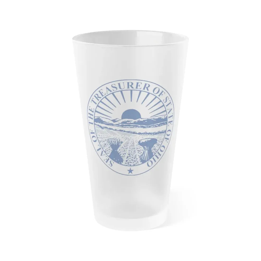 State Treasurer of Ohio - Frosted Pint Glass 16oz 16oz Frosted - Go Mug Yourself