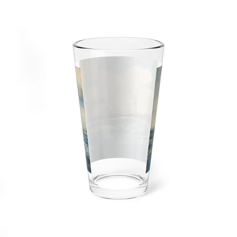 Steamer Ship, 1929 (Magazine Illustration) Pint Glass 16oz - Go Mug Yourself