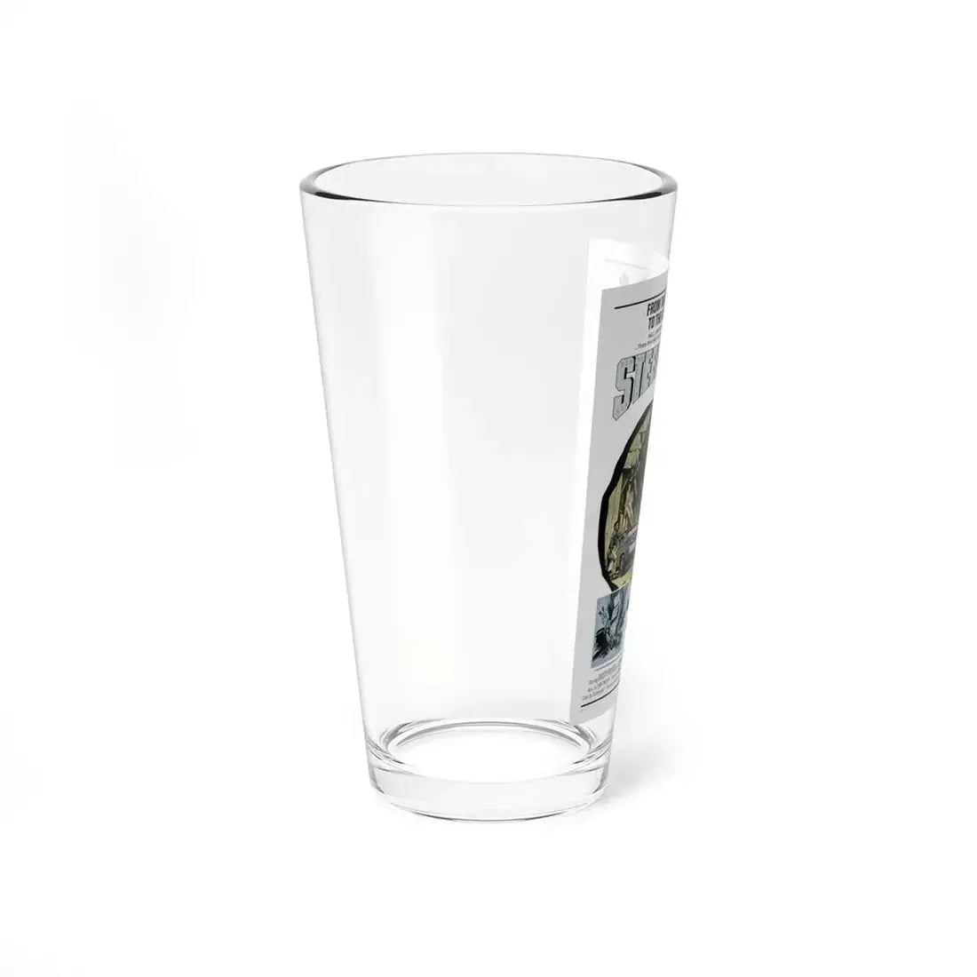 STEEL ARENA 1973 Movie Poster - Pint Glass 16oz - Go Mug Yourself