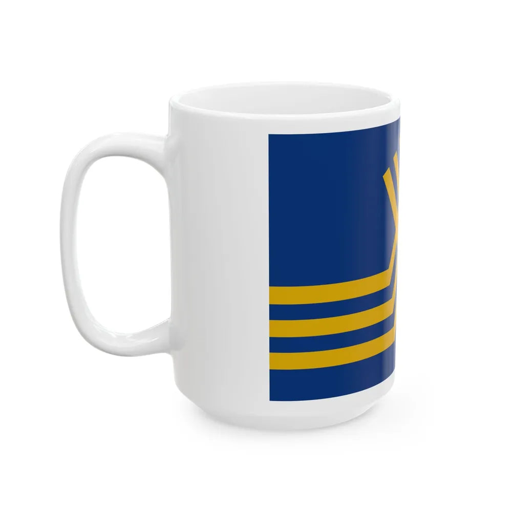 Stekene vlag (Belgium) White Coffee Mug - Go Mug Yourself
