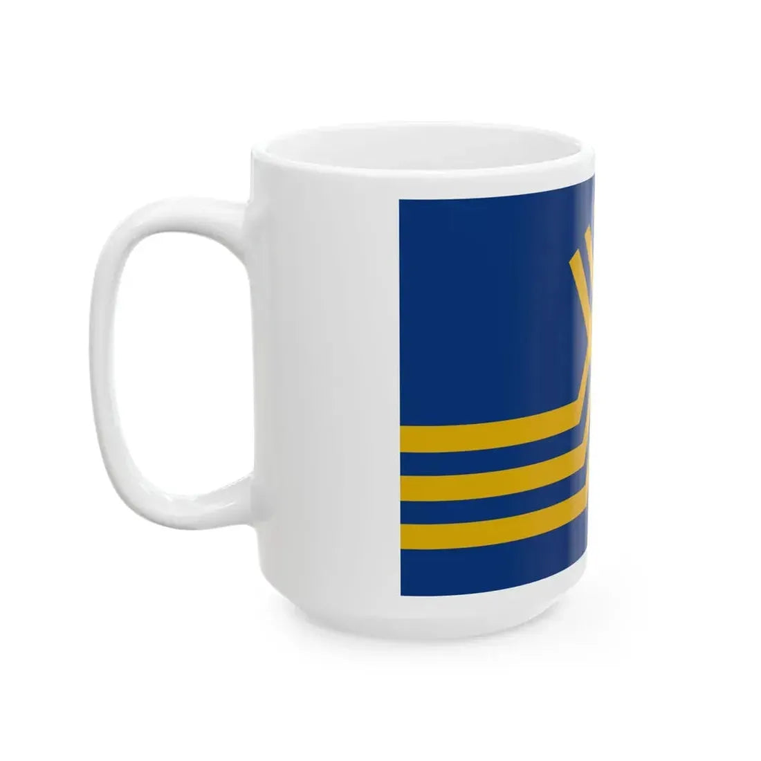 Stekene vlag (Belgium) White Coffee Mug - Go Mug Yourself