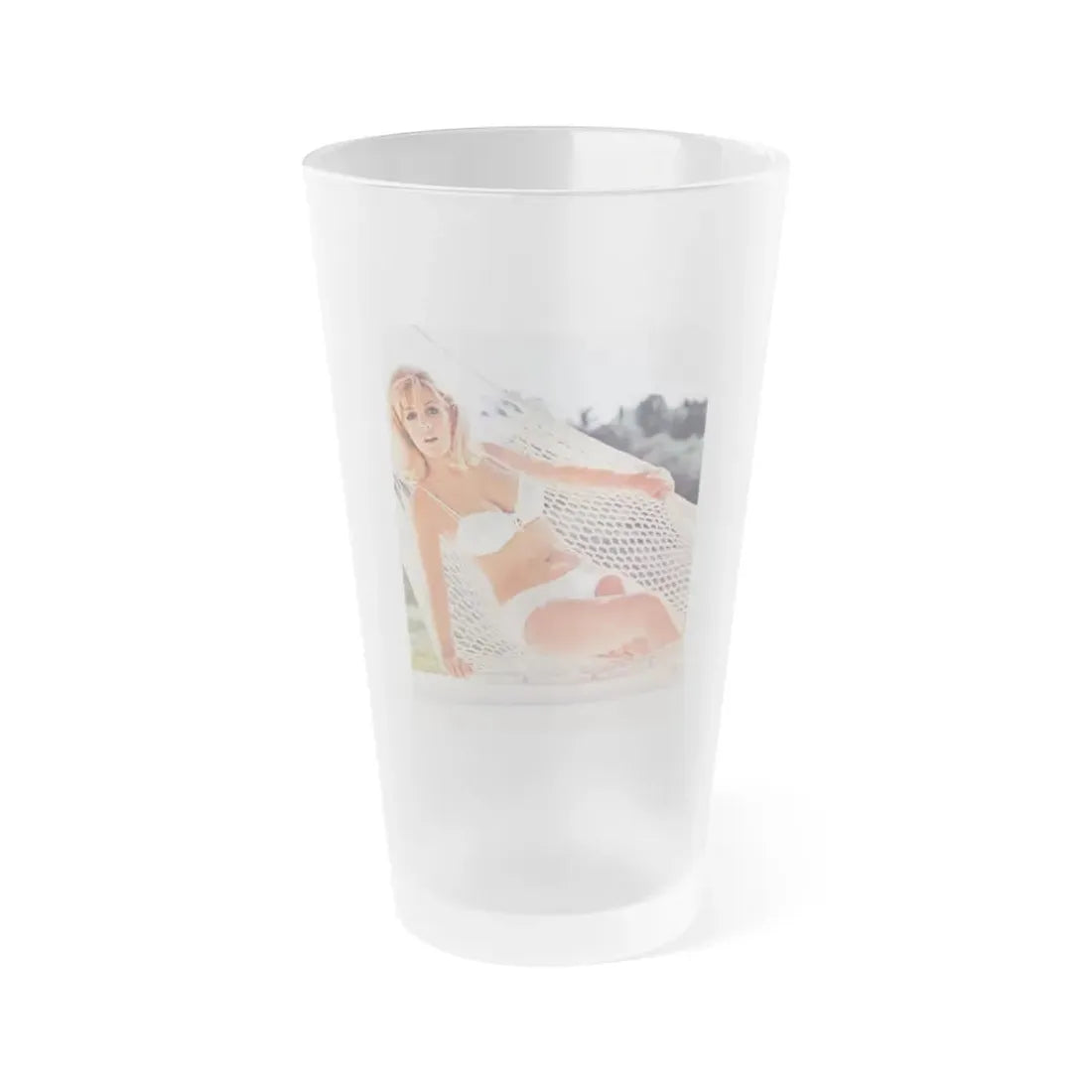 Stella Stevens #215 (Vintage Female Icon) Frosted Pint Glass 16oz 16oz Frosted - Go Mug Yourself