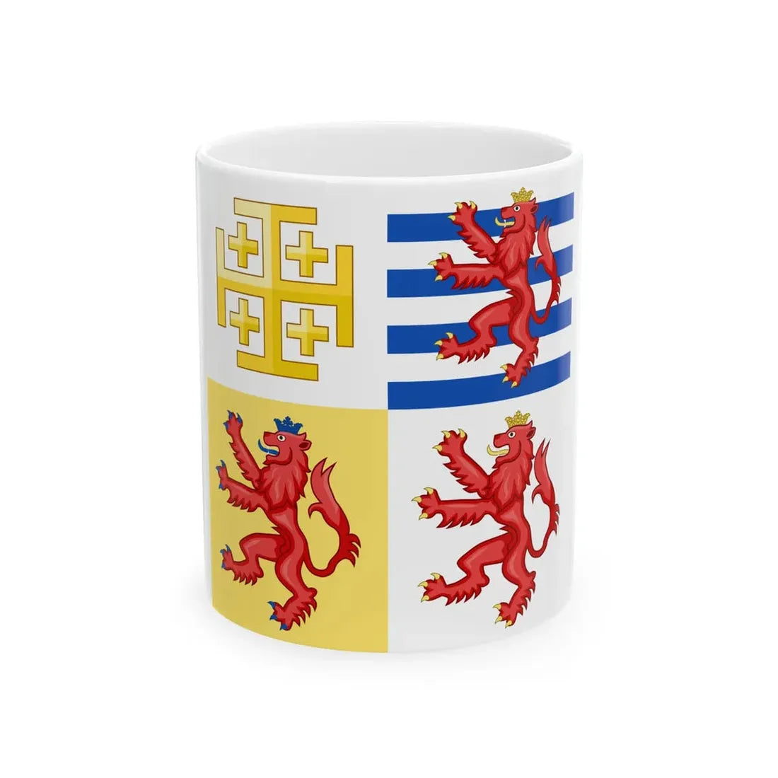 Stemma reale di Giano di Cipro (Cyprus) White Coffee Mug 11oz - Go Mug Yourself