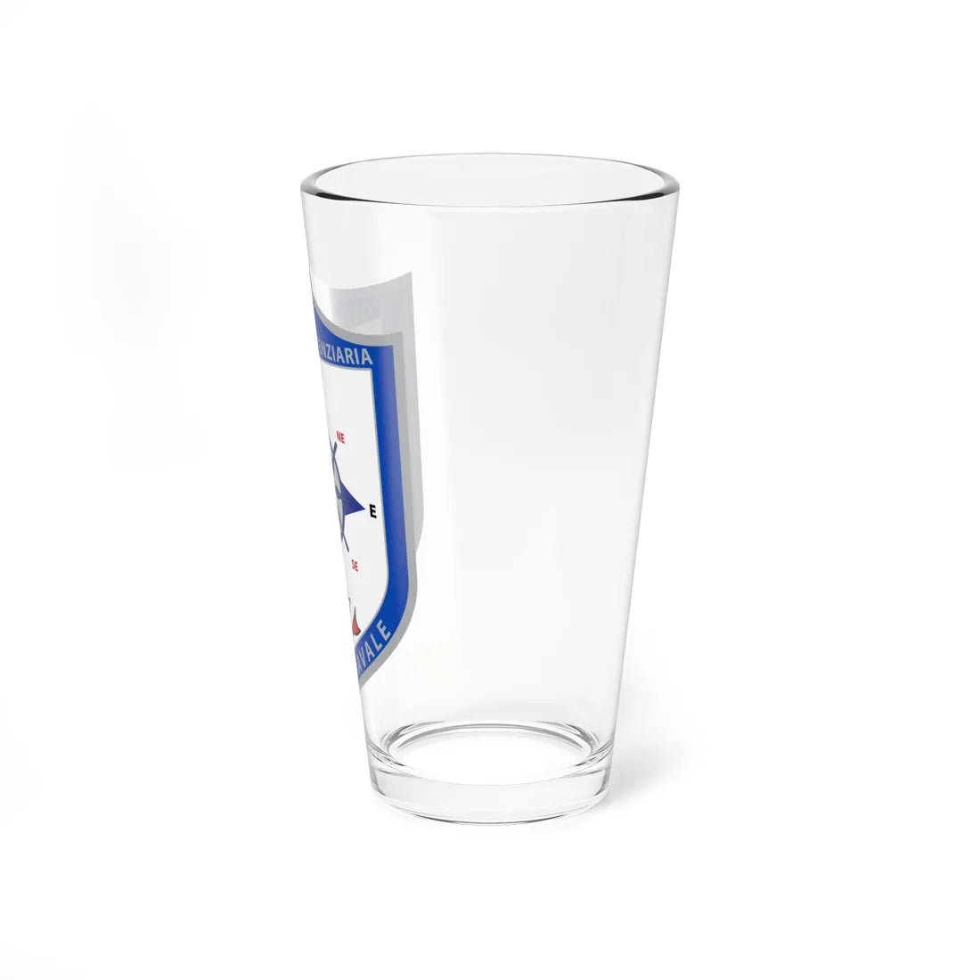 Stemma Servizio Navale Polizia Penitenziaria (Italy) (Coat of Arms) Pint Glass 16oz - Go Mug Yourself