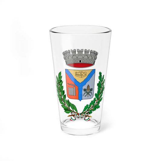 Stemma Villasor (Italy) (Coat of Arms) Pint Glass 16oz 16oz - Go Mug Yourself