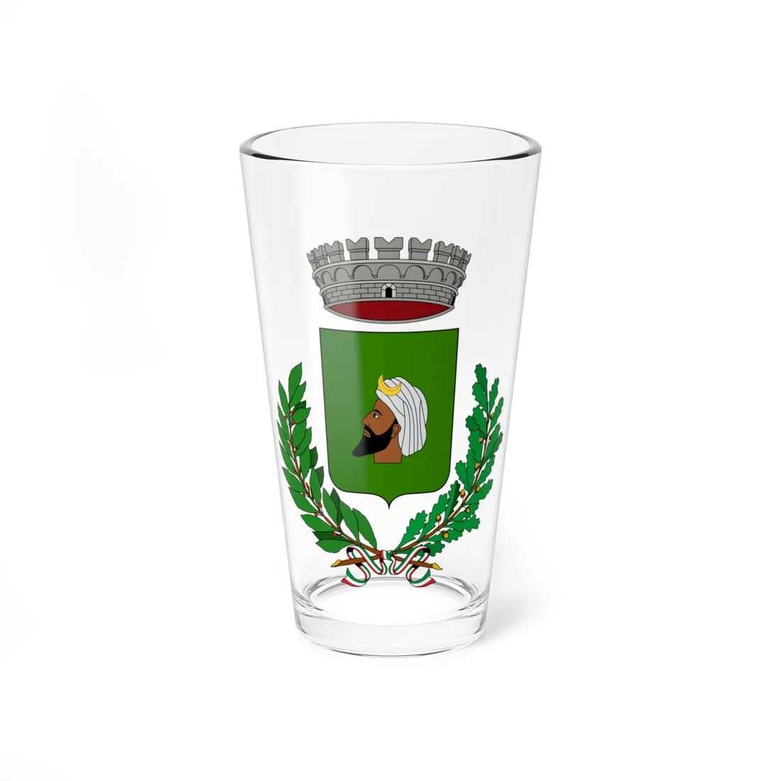 Stemmasantangelomuxaro (Italy) (Coat of Arms) Pint Glass 16oz 16oz - Go Mug Yourself