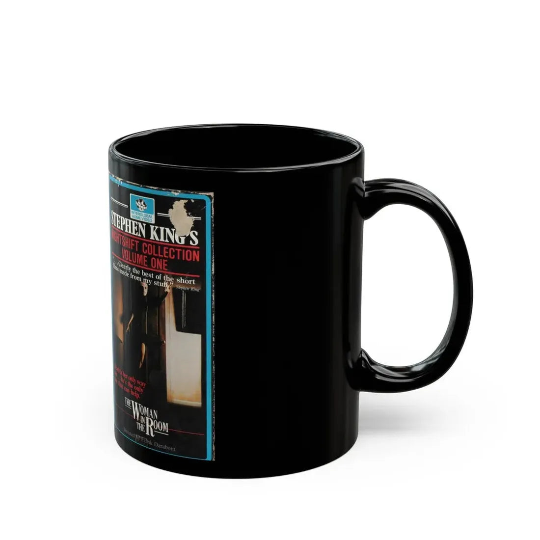 STEPHEN KINGS NIGHTSHIFT COLLECTION VOLUME ONE (VHS COVER) - Black Coffee Mug - Go Mug Yourself