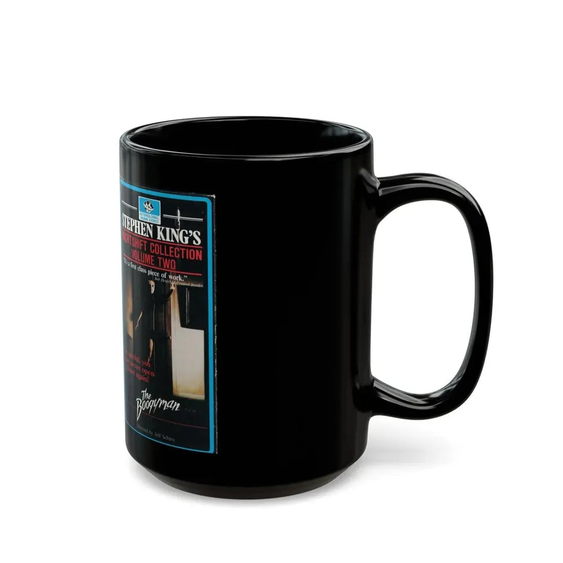 STEPHEN KINGS NIGHTSHIFT COLLECTION VOLUME TWO (VHS COVER) - Black Coffee Mug - Go Mug Yourself