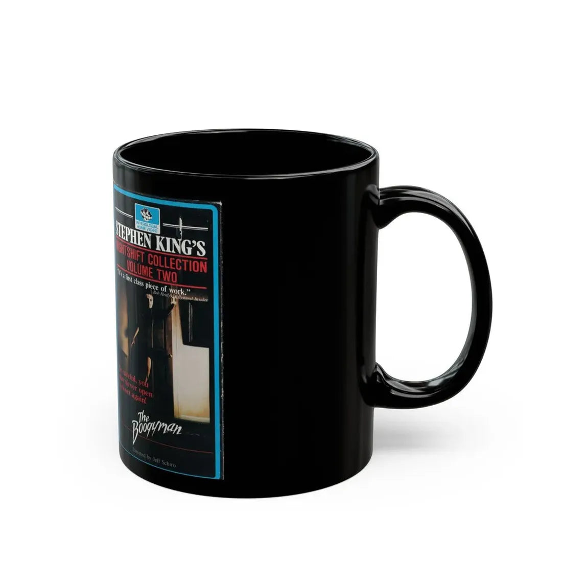 STEPHEN KINGS NIGHTSHIFT COLLECTION VOLUME TWO (VHS COVER) - Black Coffee Mug - Go Mug Yourself