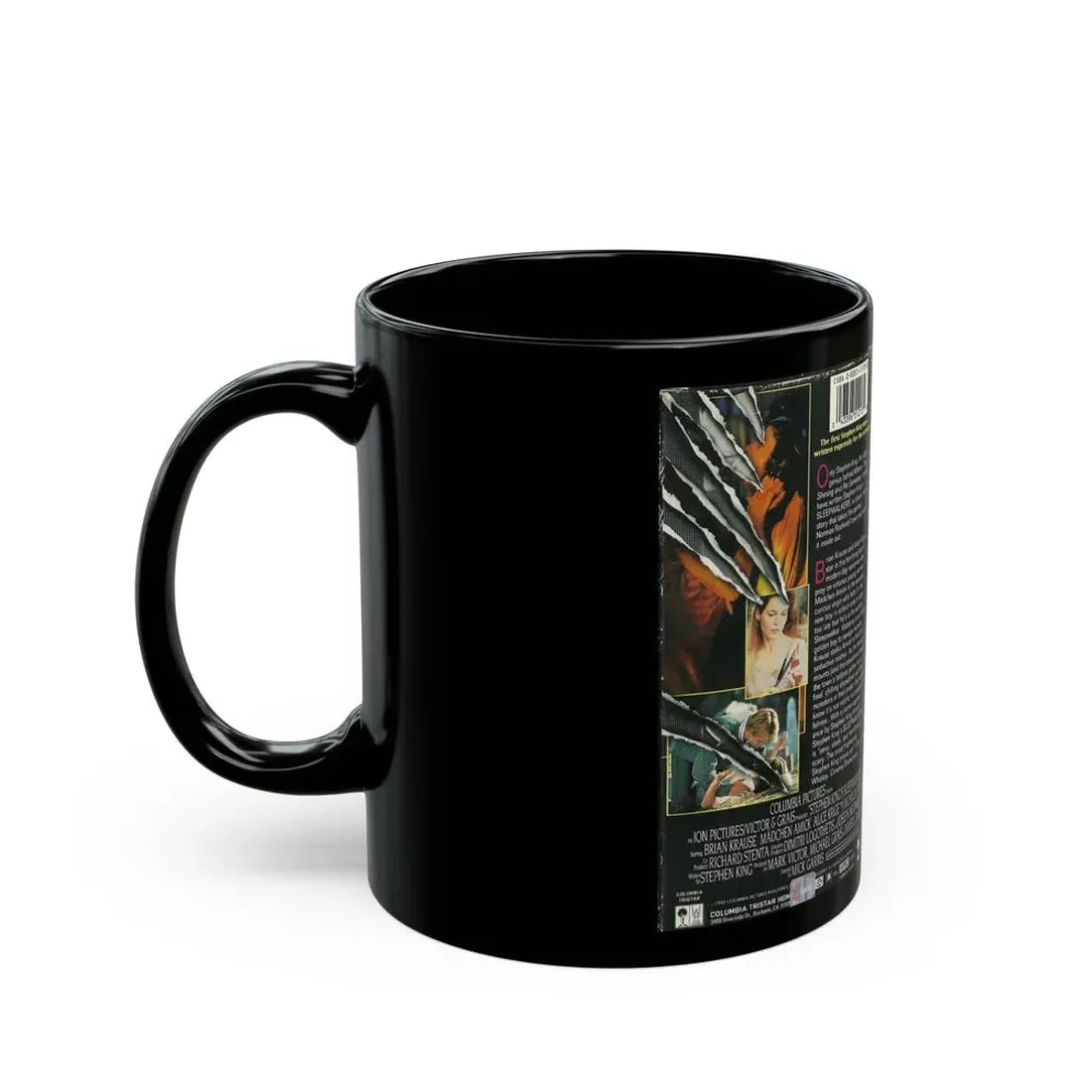 STEPHEN KINGS NIGHTSHIFT SLEEPWALKERS (VHS COVER) - Black Coffee Mug - Go Mug Yourself
