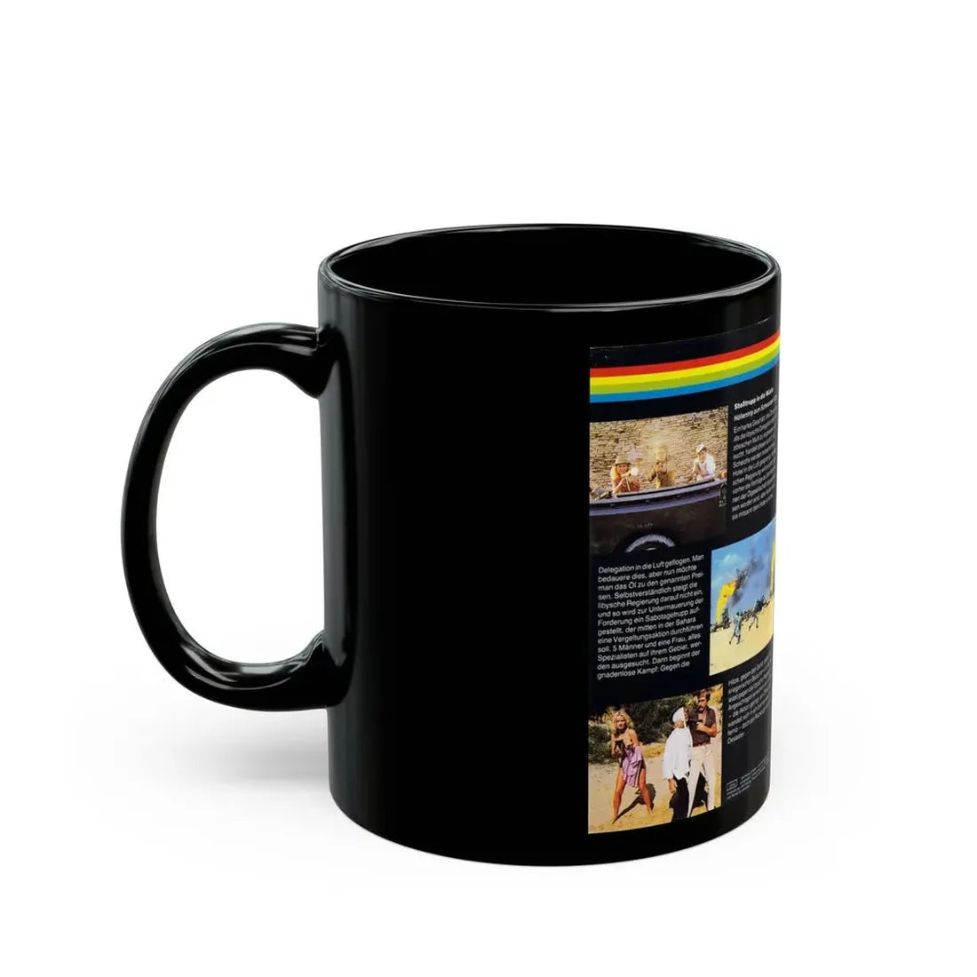 STOBTRUPP IN DIE WUSTE (VHS COVER) - Black Coffee Mug - Go Mug Yourself