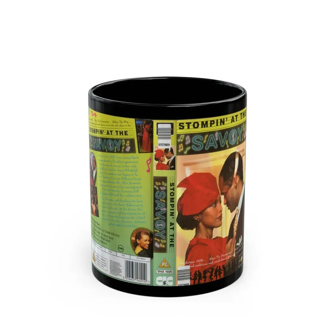 STOMPIN AT THE SAVOY (VHS COVER) - Black Coffee Mug 11oz - Go Mug Yourself