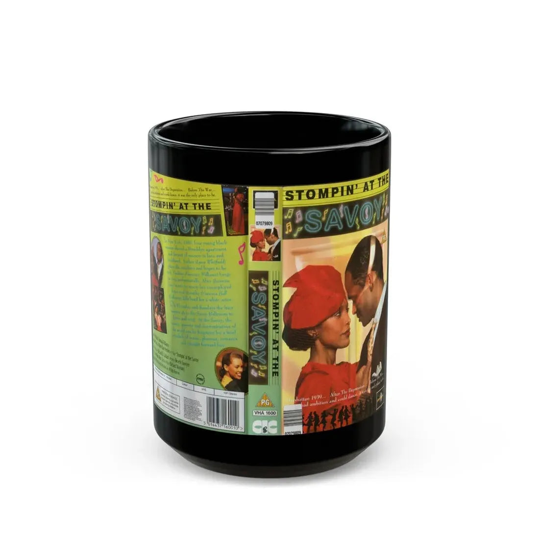 STOMPIN AT THE SAVOY (VHS COVER) - Black Coffee Mug 15oz - Go Mug Yourself